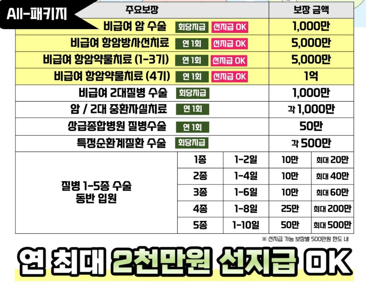 암주요치료비 비급여 플랜을 추천드리는 이유