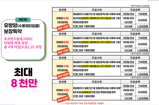 유방암수술비 전이암 재발암 유방암보험 추천