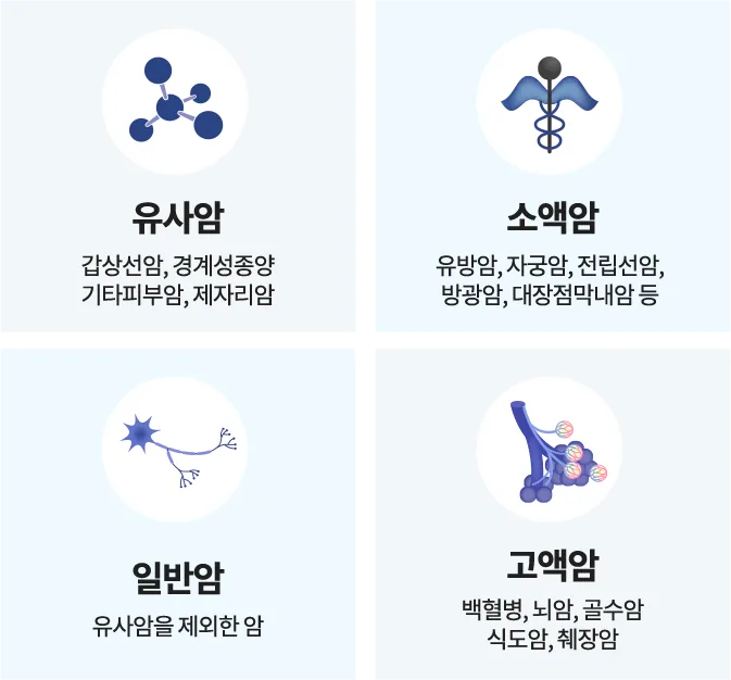 암 유형별 설명